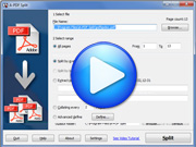 A-PDF split instruction video